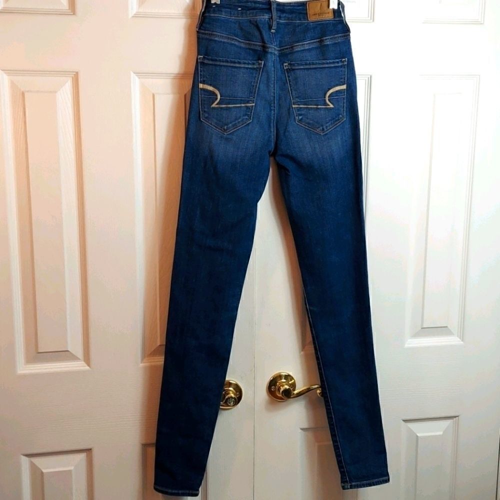 American Eagle Super High Rise Stretch Jegging 0 - Picture 5 of 8